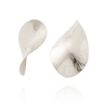 "Infinity" Studs  - 14K White Gold