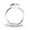 "Rounded" 1.0ct Rounded Rim Setting