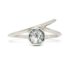 "Twiggy" Ring- 14K White - 0.58ct Diamond - Size 6.0