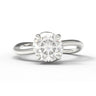 "Infinity" Wave Ring - 1.0ct Round