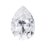 Colorless Moissanite - Lab Grown - Pear Cut